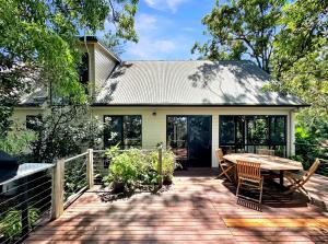 Bygningen som chaletet ligger i