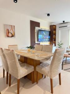 TV/trung tâm giải trí tại The Tower Premiun Dpto Duplex