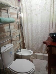 Koupelna v ubytování Lilemar