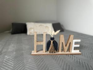 Postel nebo postele na pokoji v ubytování Kopalniana Street