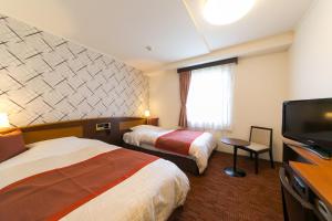 TV a/nebo společenská místnost v ubytování Hotel New Ueno