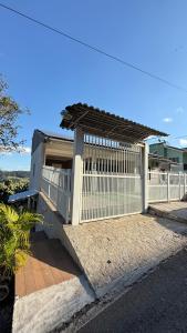 Bygningen som feriehuset ligger i