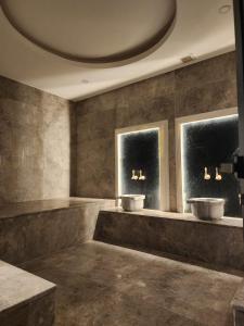 Koupelna v ubytování TOROS BULVAR Cozy fancy Sea view next to the Mall and near to the Beach, in the mid of Alanya Mahmutlar!