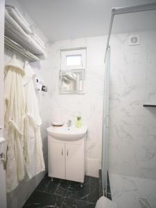 Et badeværelse på Villa Magnat