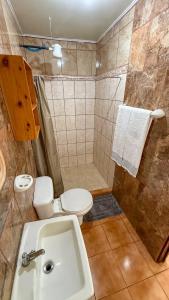 Koupelna v ubytování Brumas de Valverde