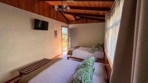 Postel nebo postele na pokoji v ubytování Brumas de Valverde + 24 fotografií