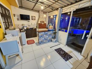 Et tv og/eller underholdning på Casa Amarela