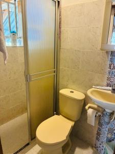 Koupelna v ubytování cabaña hotel oasis + 51 fotografií