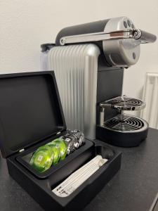 Kuchyň nebo kuchyňský kout v ubytování Mitten in der historischen Altstadt von Passau