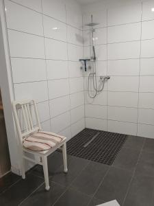 Et badeværelse på Appartement 45 qm mit Bad an der Mosel - Nähe Koblenz