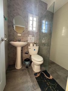 Et badeværelse på Cielo Alto