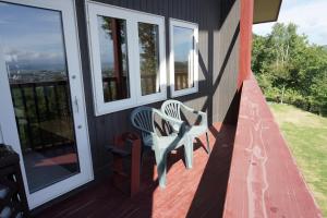 Balkón nebo terasa v ubytování Chalet Fuyuri