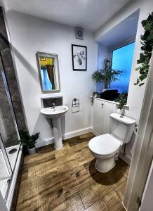 Et badeværelse på Y Beudy Bach