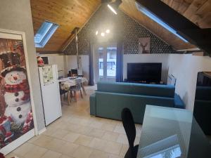 Et opholdsområde på le nid du calice