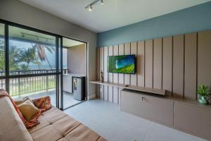 TV a/nebo společenská místnost v ubytování Pé na Areia com conforto | Vog Marine Ilhéus