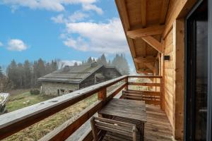 Bygningen som chaletet ligger i