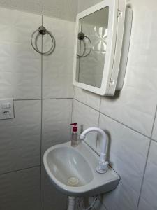 Et badeværelse på Pousada & Restaurante O Monteiro