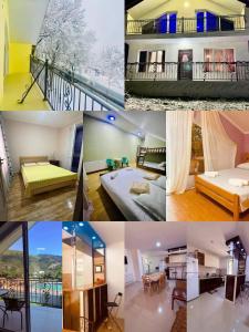 En eller flere senge i et værelse på cottage in tsemi (Borjomi)