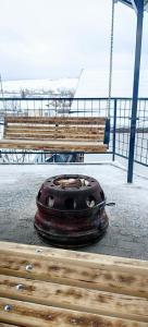 En balkon eller terrasse på Casa MATEO