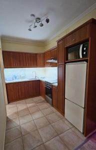 Kuchyň nebo kuchyňský kout v ubytování Lotti City Apartman