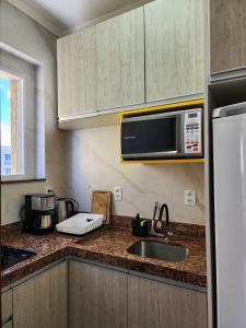 Køkken eller tekøkken på Vista Mar Incrível