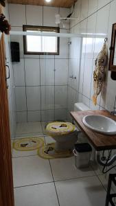 Et badeværelse på Chácara do Sossego