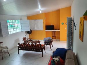 Køkken eller tekøkken på Casa de praia ampla e reformada + 5 billeder