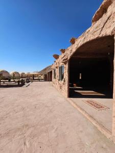 a building in the middle of the desert at Ajyad Rum Camp in Wadi Rum +16 photos