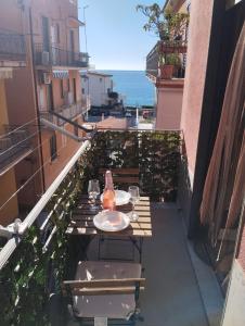 En generel havudsigt eller havudsigten taget fra lejligheden