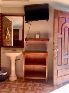 Et tv og/eller underholdning på Cabañas las Gemelas