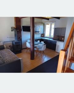 Et opholdsområde på Domek letniskowy u Doroty