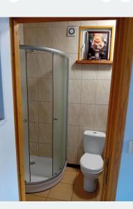 Et badeværelse på Domek letniskowy u Doroty