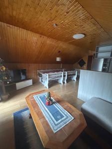 Et opholdsområde på Apartmán Otília