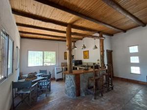 Posezení v ubytování Casa en Zagarzazu + 6 fotografií