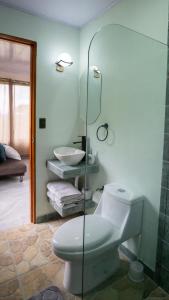 Koupelna v ubytování Divan Jungle Lodge