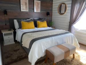 Postel nebo postele na pokoji v ubytování Casa con 2 Piscinas y Cama elástica + 75 fotografií