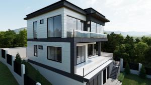 a rendering of a house at House In Dilijan in Dilijan +19 photos