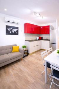 Kuchyň nebo kuchyňský kout v ubytování Villa Patrizia