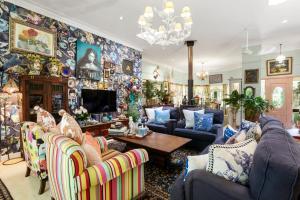 Et opholdsområde på Noosa Valley Manor B&B