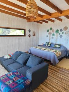 Postel nebo postele na pokoji v ubytování Casa para 12 personas frente a playa Cardonal