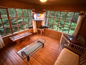 Et tv og/eller underholdning på Casa de campo Laguna escondida