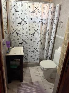 Et badeværelse på Chacra Los Nietos