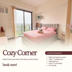 En eller flere senge i et værelse på Nuvali Sta Rosa Laguna