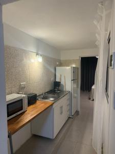 Køkken eller tekøkken på Colonial suites