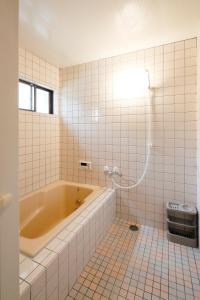 Koupelna v ubytování Nara Guesthouse Kamunabi