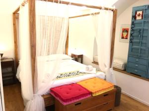 Posteľ alebo postele v izbe v ubytovaní CasaBlanca Apartment