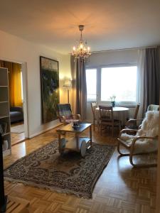 Khu vực ghế ngồi tại Savonniemen loma-asunto