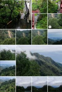 a collage of photos of trees and mountains at Super View Home Stay in Ella +128 photos