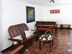 Posezení v ubytování Habita Estudios Laureles