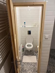 Phòng tắm tại Apartment Polubny